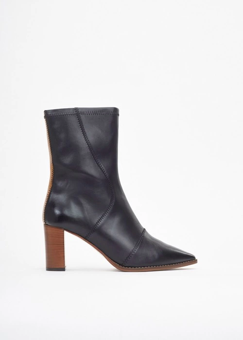 Czarne botki damskie