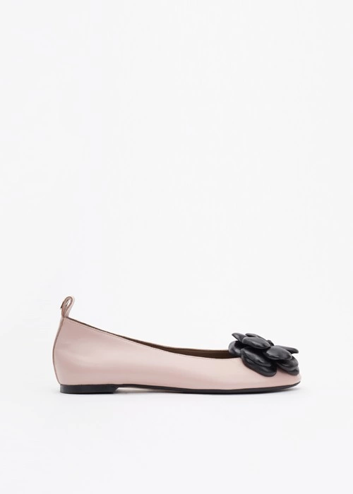 Rózowe baleriny damskie