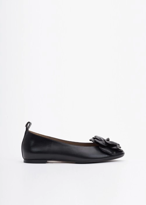 Czarne baleriny damskie