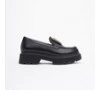 Czarne mokasyny damskie