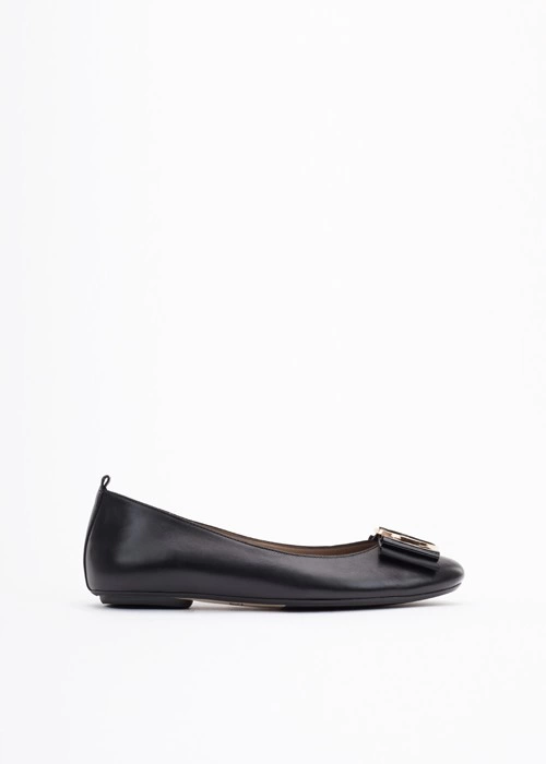 Czarne baleriny damskie