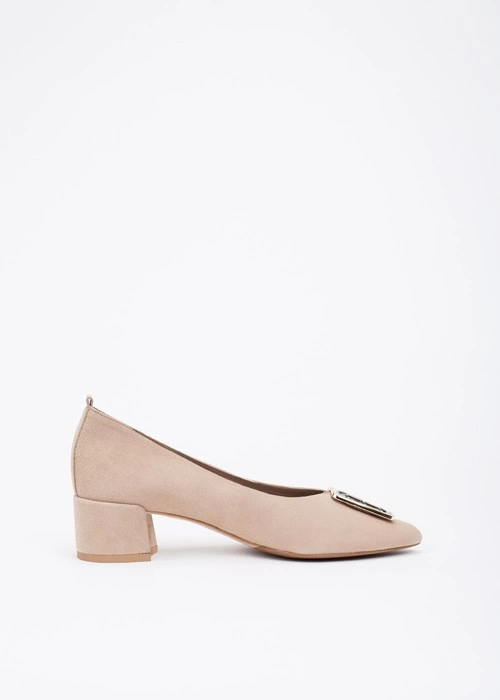 Beżowe czółenka damskie